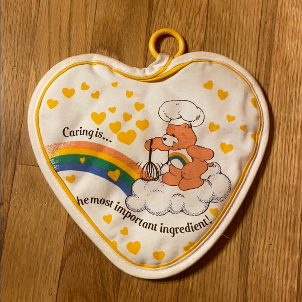 Vintage Care Bears Pot Holder